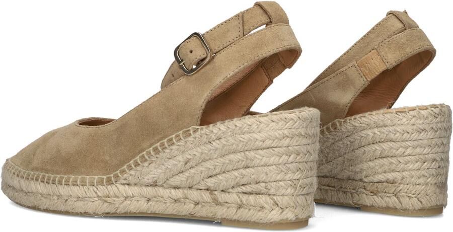AYANA Espadrilles Dames Yu669 Maat: 39 Materiaal: Leer Kleur: Taupe - Foto 4