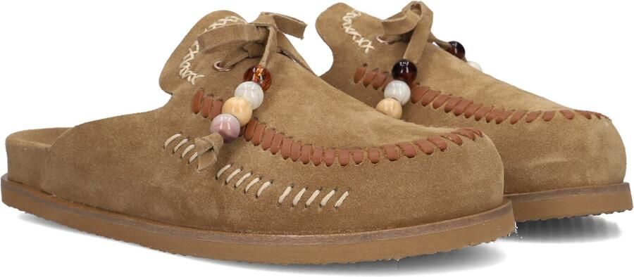 AYANA Instappers Dames 2504 Maat: 37 Materiaal: Suède Kleur: Camel