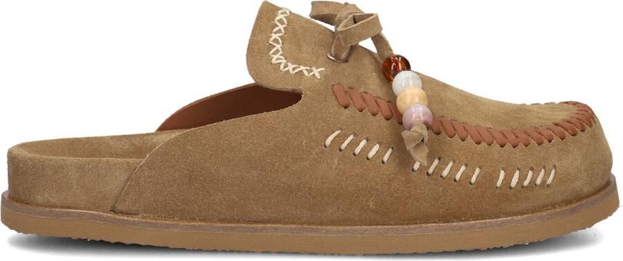 AYANA Instappers Dames 2504 Maat: 37 Materiaal: Suède Kleur: Camel - Foto 3