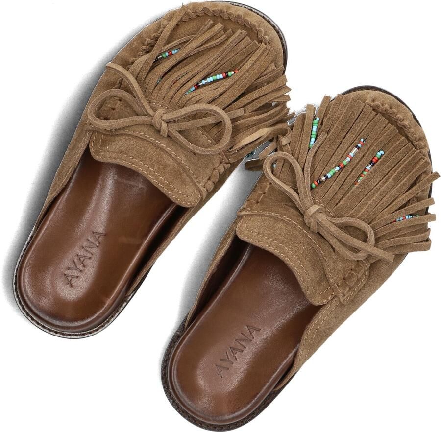 AYANA Instappers Dames D51060 Maat: 38 Materiaal: Suède Kleur: Camel - Foto 2