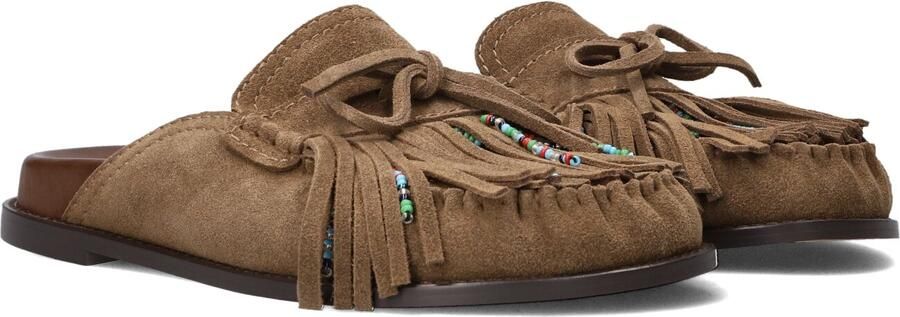 AYANA Instappers Dames D51060 Maat: 38 Materiaal: Suède Kleur: Camel