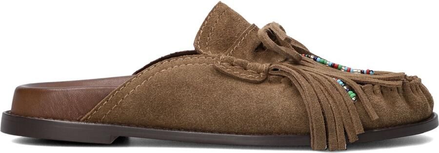 AYANA Instappers Dames D51060 Maat: 38 Materiaal: Suède Kleur: Camel - Foto 4