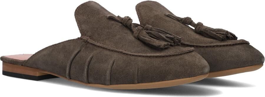 AYANA Instappers Dames Juna-13 Maat: 43 Materiaal: Suède Kleur: Taupe