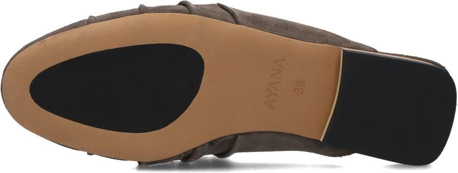 AYANA Instappers Dames Juna-13 Maat: 36 Materiaal: Suède Kleur: Taupe - Foto 4