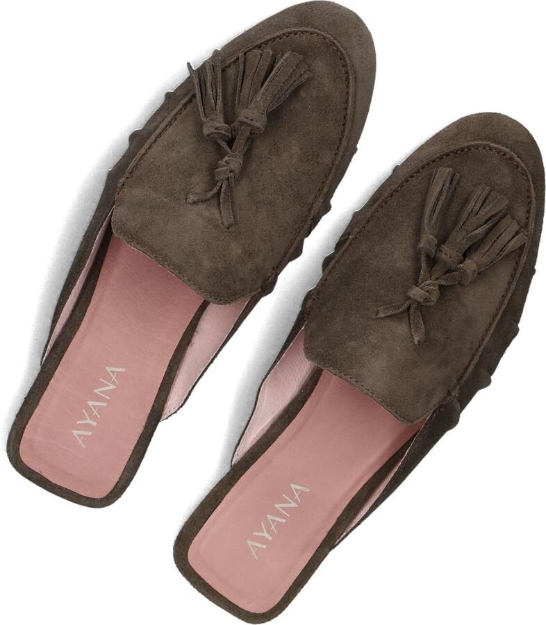 AYANA Instappers Dames Juna-13 Maat: 36 Materiaal: Suède Kleur: Taupe - Foto 2