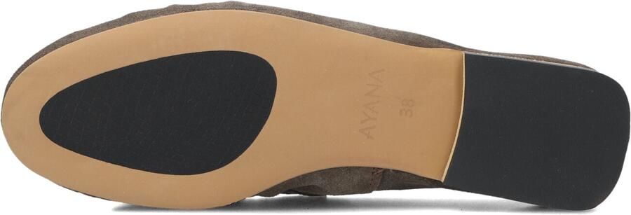 AYANA Instappers Dames Juna-14 Maat: 38 Materiaal: Suède Kleur: Bruin - Foto 4