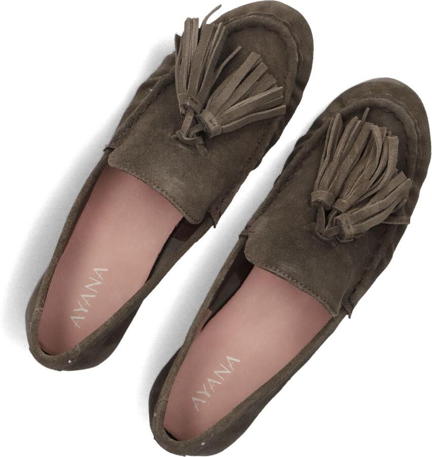AYANA Instappers Dames Juna-14 Maat: 38 Materiaal: Suède Kleur: Bruin - Foto 2