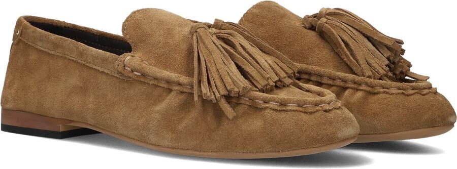 AYANA Instappers Dames Juna-14 Maat: 37 Materiaal: Suède Kleur: Camel