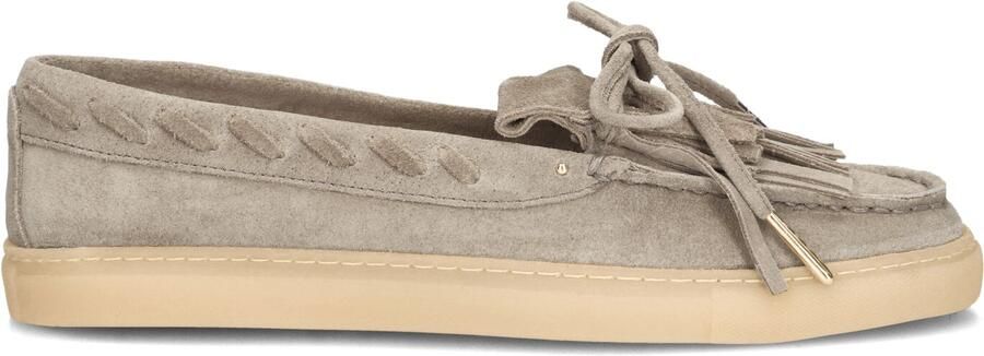 AYANA Silk-27 Instappers Dames Taupe - Foto 4