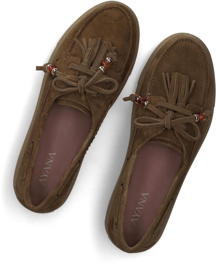 AYANA Instappers Dames Silk-42 Maat: 37 Materiaal: Suède Kleur: Bruin - Foto 2