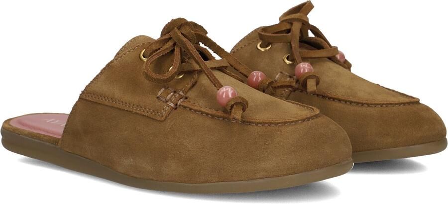 AYANA Instappers Dames Vita Slip On Maat: 38 Materiaal: Suède Kleur: Camel