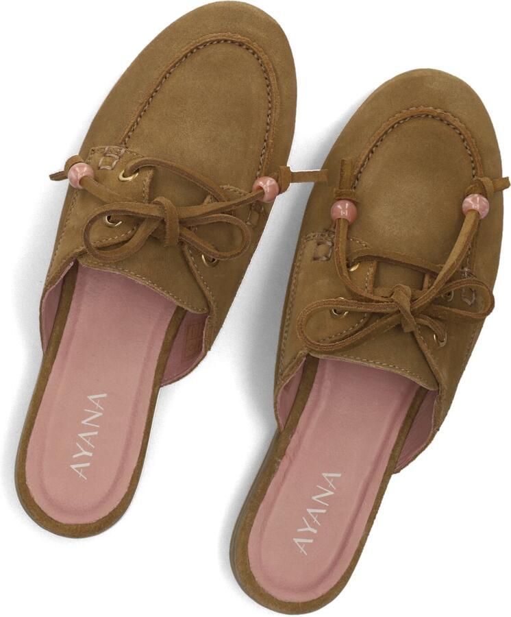 AYANA Instappers Dames Vita Slip On Maat: 38 Materiaal: Suède Kleur: Camel - Foto 2