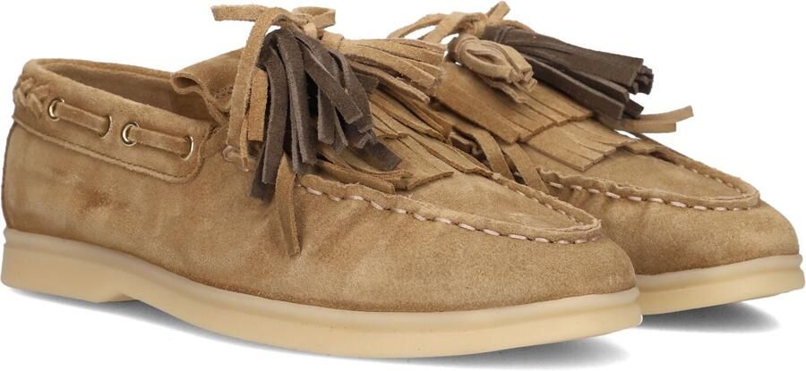 AYANA Instappers Dames Zalama-22 Maat: 41 Materiaal: Suède Kleur: Camel