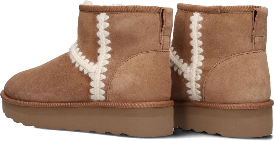 AYANA Vachtlaarzen Dames Sw4w035yw Maat: 42 Materiaal: Suède Kleur: Cognac - Foto 4