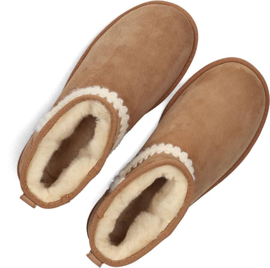 AYANA Vachtlaarzen Dames Sw4w035yw Maat: 42 Materiaal: Suède Kleur: Cognac - Foto 2