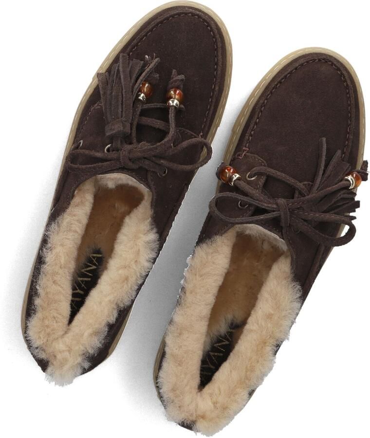 AYANA Silk-42 Loafers Dames Instappers Bruin - Foto 2