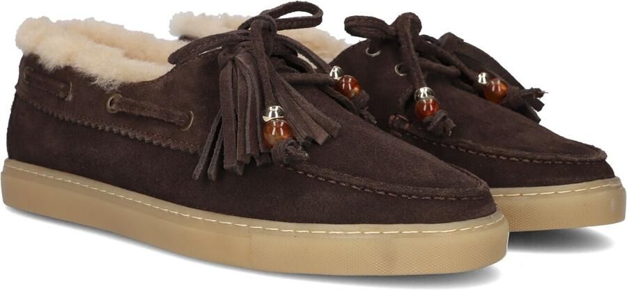 AYANA Silk-42 Loafers Dames Instappers Bruin