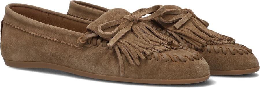 AYANA Mocassins Dames E29018 Maat: 37 Materiaal: Suède Kleur: Camel