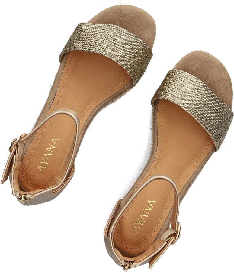 AYANA Espadrilles Dames 0577-3b Maat: 42 Materiaal: Raffia Kleur: Goud