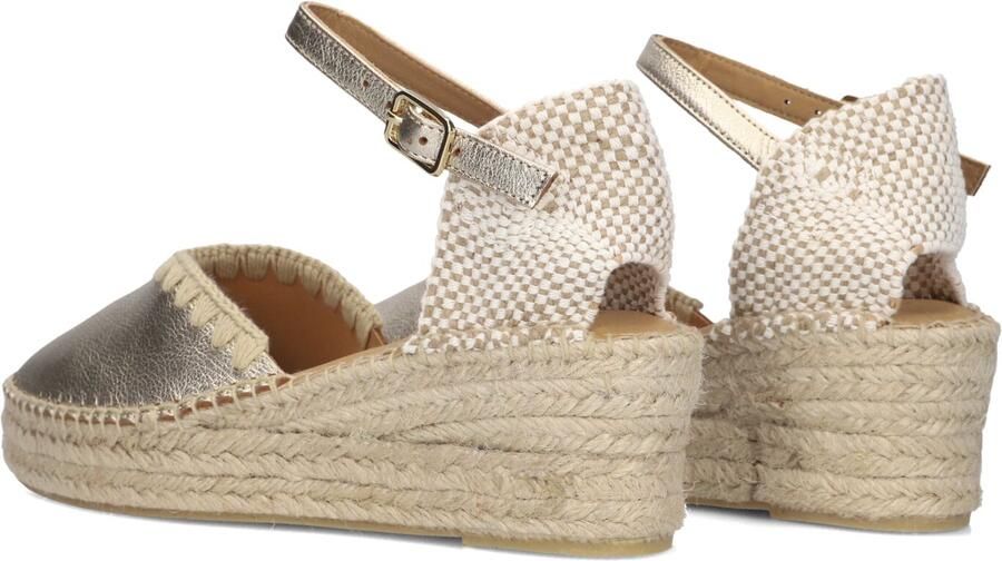 AYANA Espadrilles Dames Omo25yu814 Maat: 41 Materiaal: Suède Kleur: Goudkleurig - Foto 4