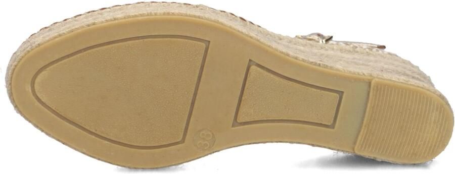 AYANA Espadrilles Dames Omo25yu814 Maat: 41 Materiaal: Suède Kleur: Goudkleurig - Foto 5