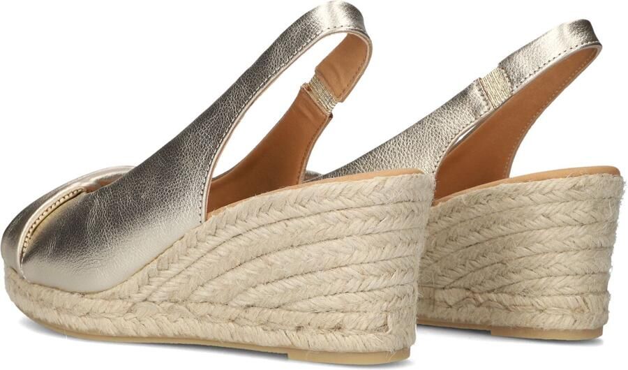 AYANA Espadrilles Dames Omo25yu846 Maat: 39 Materiaal: Leer Kleur: Goud - Foto 4