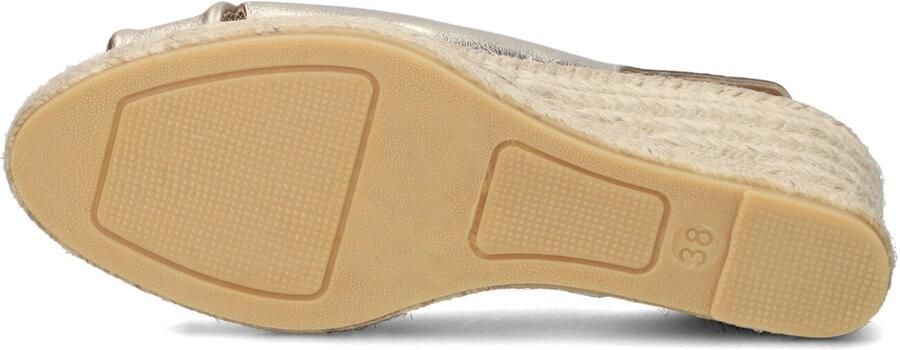 AYANA Espadrilles Dames Omo25yu846 Maat: 39 Materiaal: Leer Kleur: Goud - Foto 5