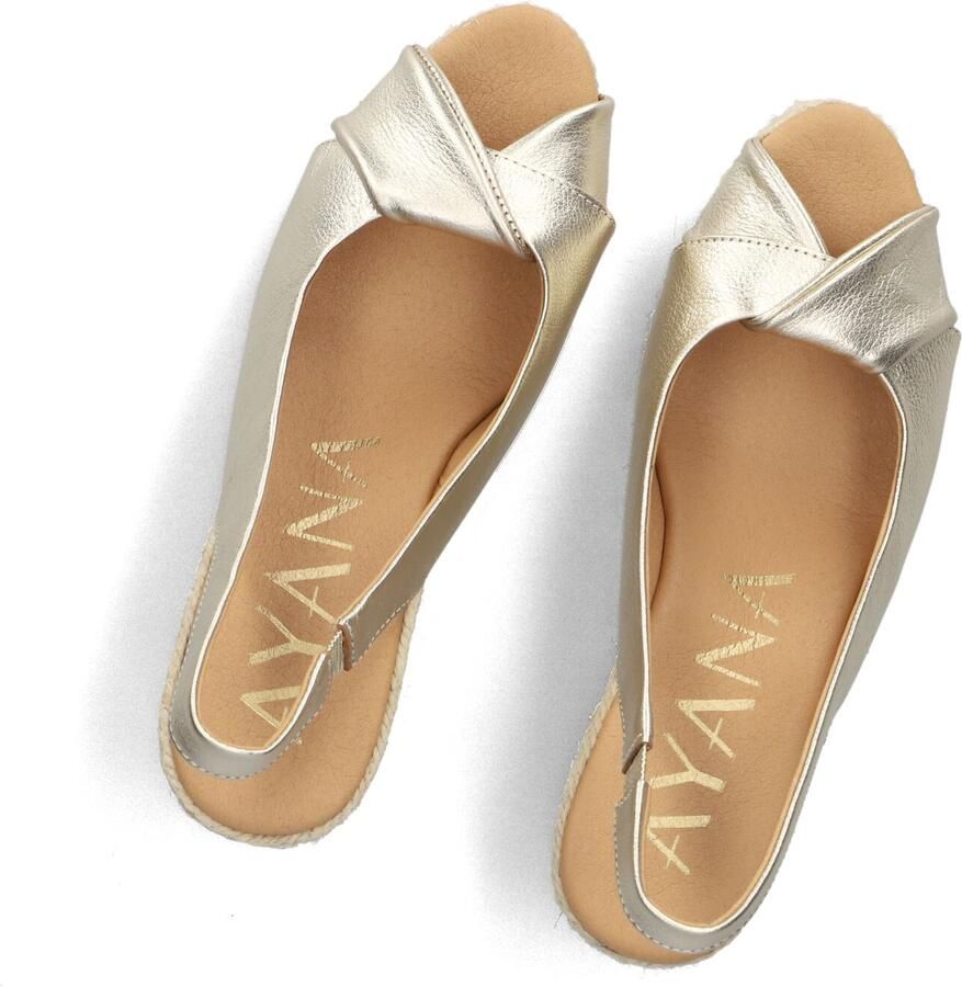 AYANA Espadrilles Dames Omo25yu846 Maat: 39 Materiaal: Leer Kleur: Goud
