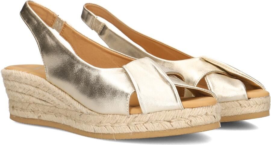 AYANA Espadrilles Dames Omo26yu946 Maat: 38 Materiaal: Textiel Kleur: Goudkleurig