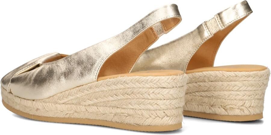 AYANA Espadrilles Dames Omo26yu946 Maat: 38 Materiaal: Textiel Kleur: Goudkleurig - Foto 4