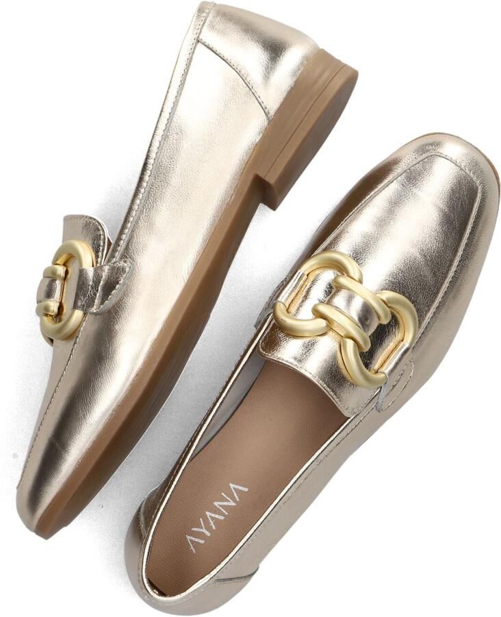 AYANA Loafers Dames 4777 Maat: 39 5 Materiaal: Leer Kleur: Goud