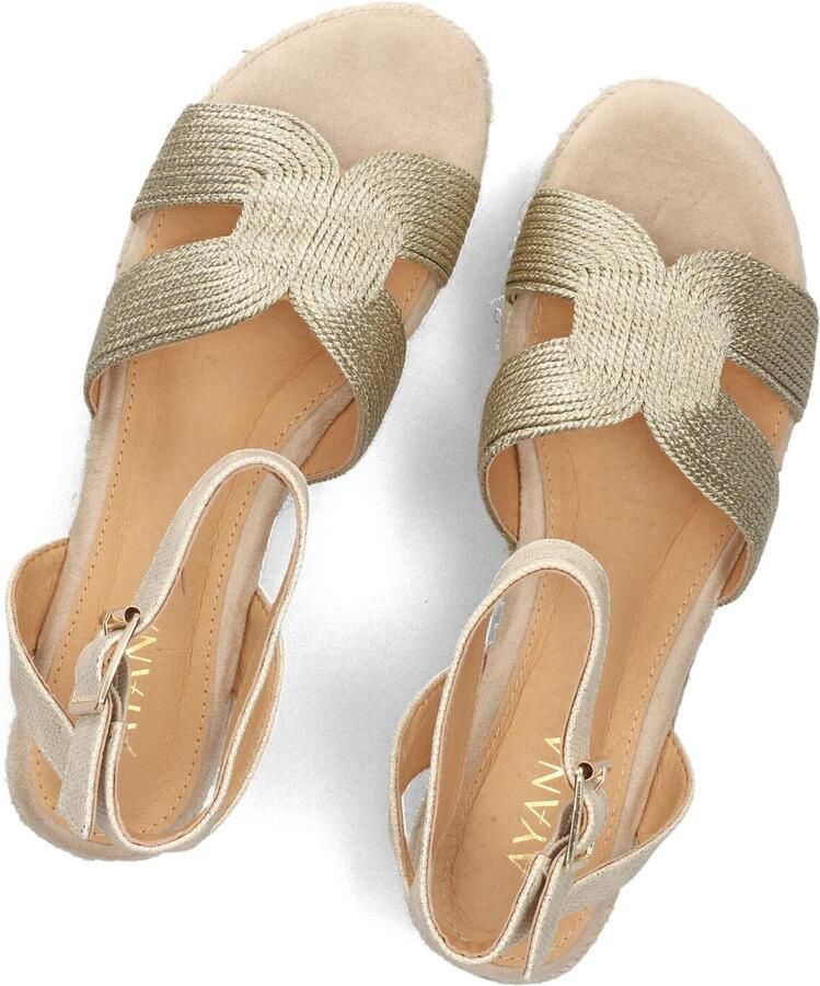 AYANA Sandalen Dames 0047-72 Maat: 39 Materiaal: Leatherlook Kleur: Goud