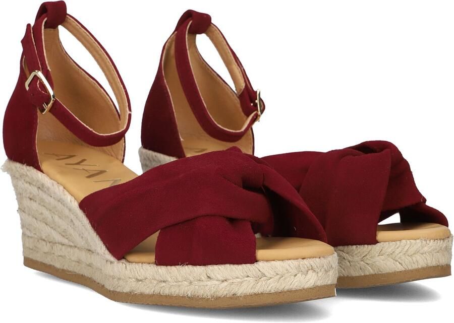 AYANA Espadrilles Dames Omo26yu947 Maat: 36 Materiaal: Suède Kleur: Rood