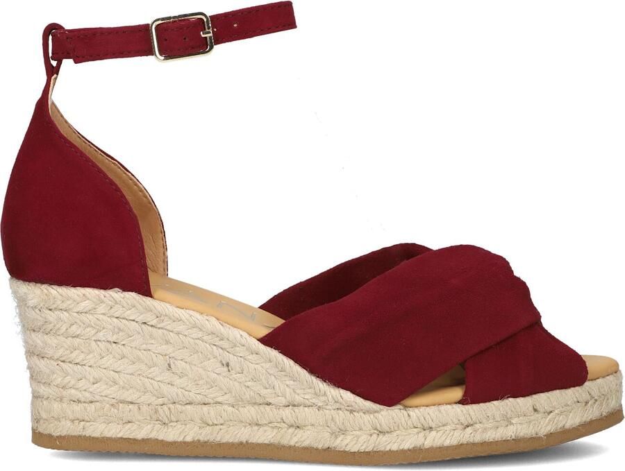 AYANA Espadrilles Dames Omo26yu947 Maat: 36 Materiaal: Suède Kleur: Rood - Foto 3