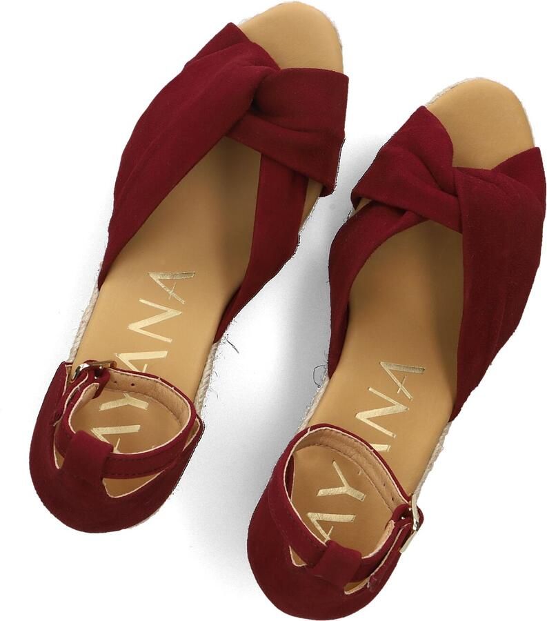 AYANA Espadrilles Dames Omo26yu947 Maat: 36 Materiaal: Suède Kleur: Rood - Foto 2