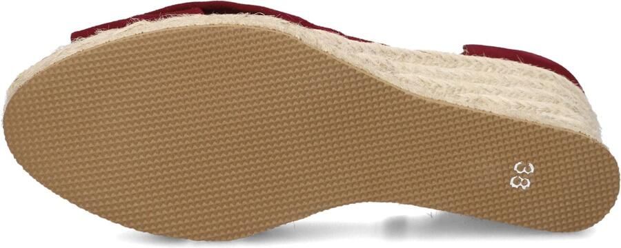 AYANA Espadrilles Dames Omo26yu947 Maat: 36 Materiaal: Suède Kleur: Rood - Foto 5