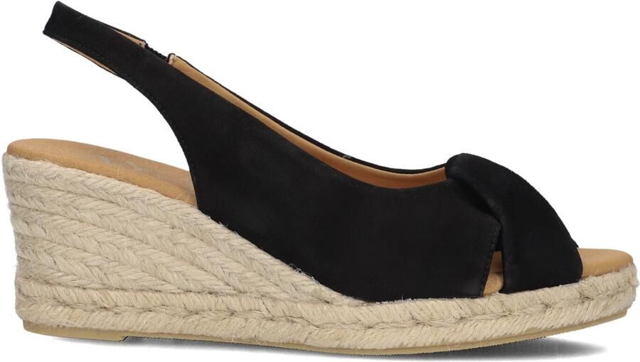 AYANA Espadrilles Dames Omo25yu846 Maat: 38 Materiaal: Suède Kleur: Zwart - Foto 4