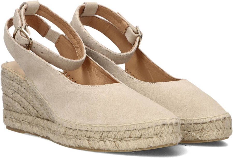 AYANA Espadrilles Dames Yu669 Maat: 41 Materiaal: Leer Kleur: Beige