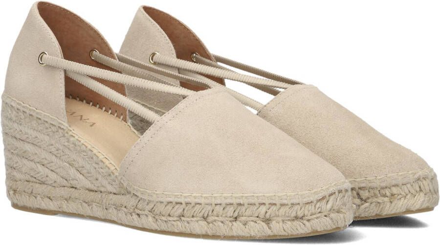 AYANA Espadrilles Dames Yu688 Maat: 38 Materiaal: Suède Kleur: Beige