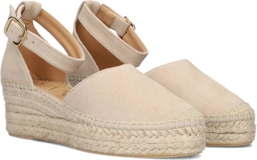 AYANA Espadrilles Dames Yu689 Maat: 38 Materiaal: Suède Kleur: Beige