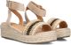 AYANA Sandalen met Hak Dames 0047-71 Textiel Beige - Beige