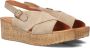 AYANA 722031 Sandalen Dames Beige - Thumbnail 1