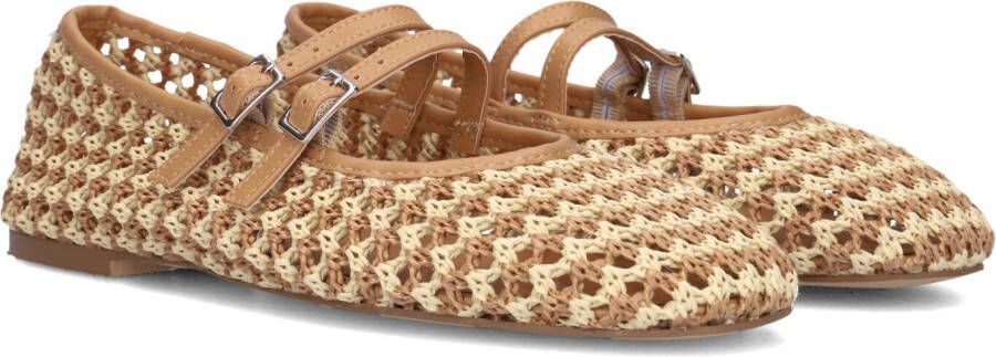 AYANA Ballerina Dames L12469 Maat: 41 Materiaal: Textiel Kleur: Bruin