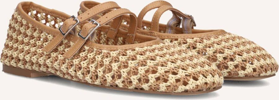 AYANA Ballerina Dames L12469 Maat: 39 Materiaal: Textiel Kleur: Bruin