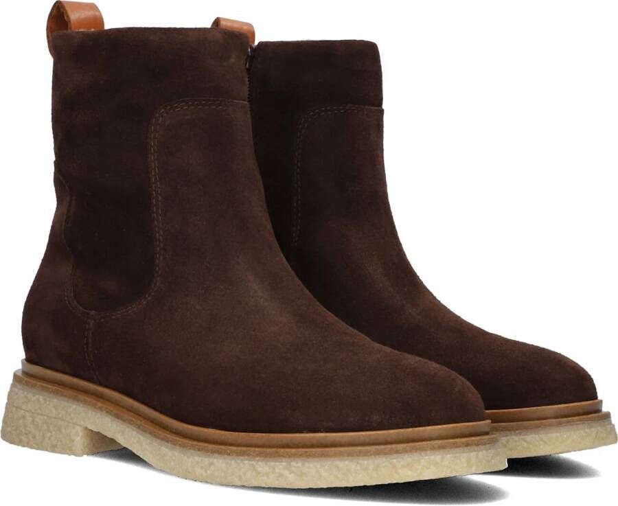 AYANA Enkelboots Dames 07-332 Maat: 37 Materiaal: Suède Kleur: Bruin