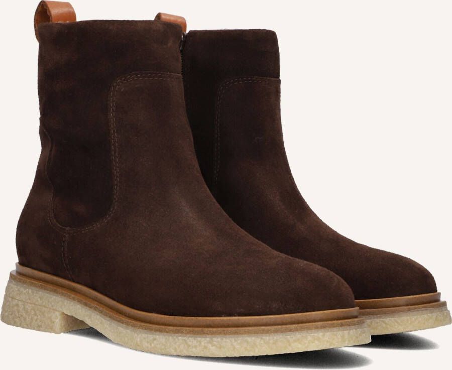 AYANA Enkelboots Dames 07-332 Maat: 38 Materiaal: Suède Kleur: Bruin