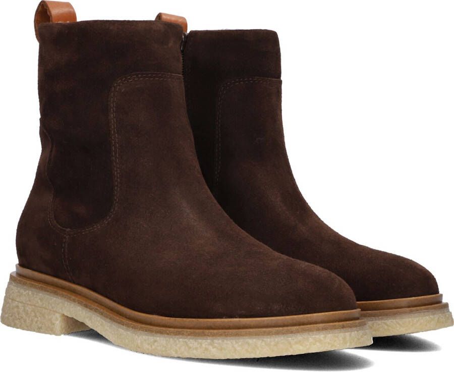 AYANA Enkelboots Dames 07-332 Maat: 38 Materiaal: Suède Kleur: Bruin