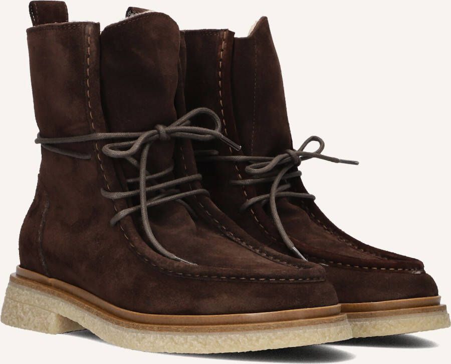 AYANA Veterboots Dames 09-241 Maat: 37 Materiaal: Suède Kleur: Bruin