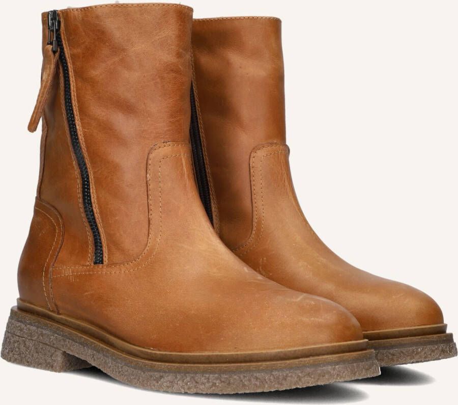 AYANA Enkelboots Dames 09-242 Maat: 36 Materiaal: Leer Kleur: Cognac