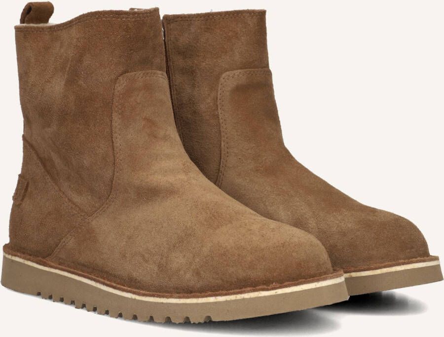 AYANA Enkelboots Dames 2427 Maat: 42 Materiaal: Suède Kleur: Cognac